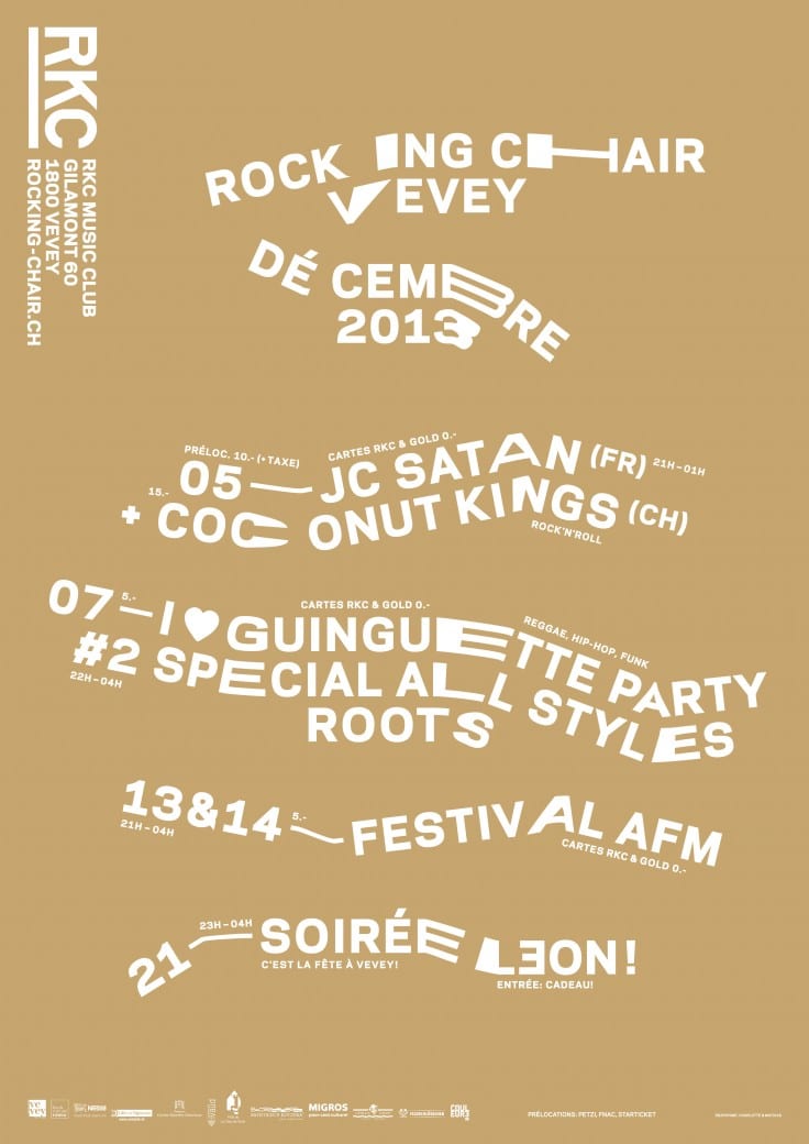 affiche décembre 13 - Rocking Chair Vevey affiche décembre 13 - Rocking Chair Vevey