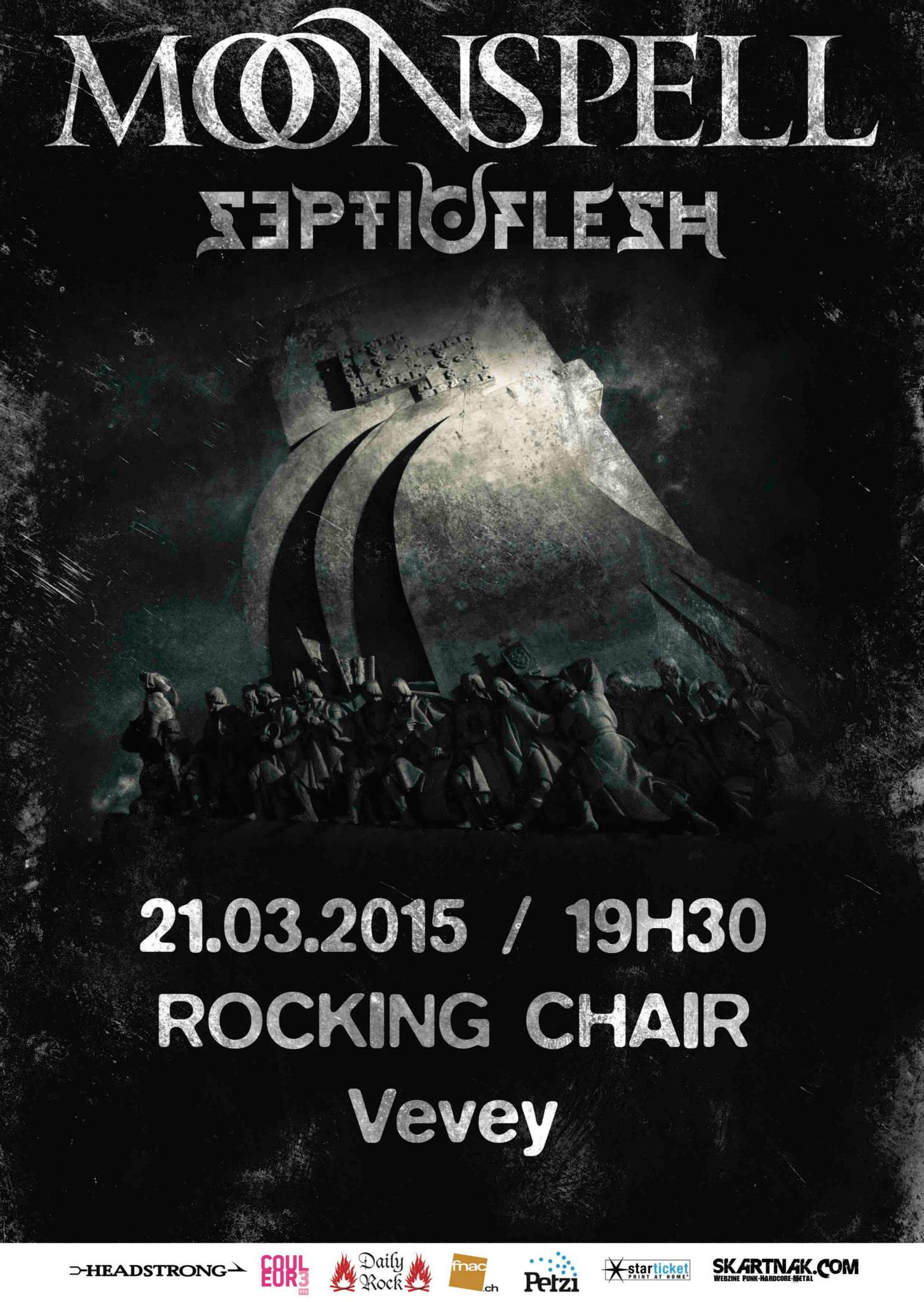 MOONSPELL (PT) + SEPTIC FLESH (GR) - Rocking Chair Vevey