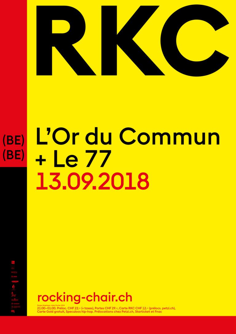 L&rsquo;Or du Commun (BE) + Le 77 (BE) - Rocking Chair Vevey