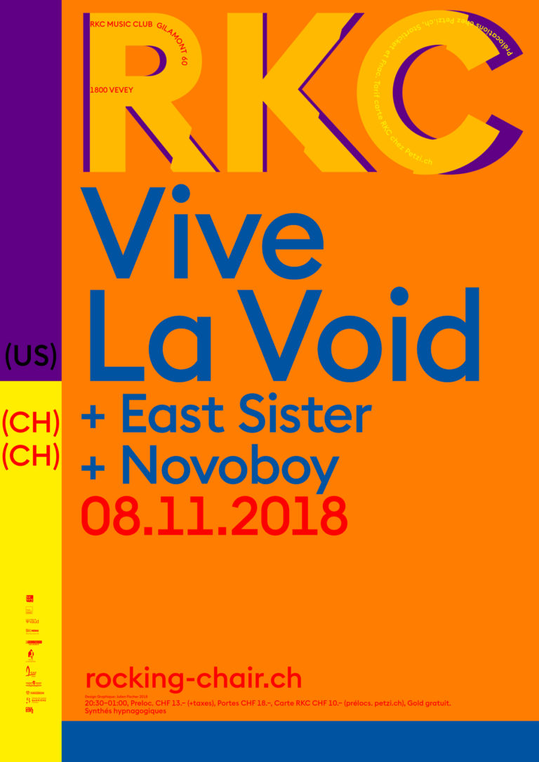 Vive La Void (US) + East Sister (CH) + Novoboy (CH) - Rocking Chair Vevey