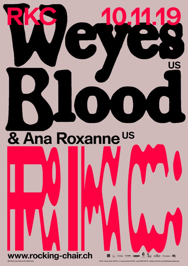 Weyes Blood (US) + Ana Roxanne (US) - Rocking Chair Vevey