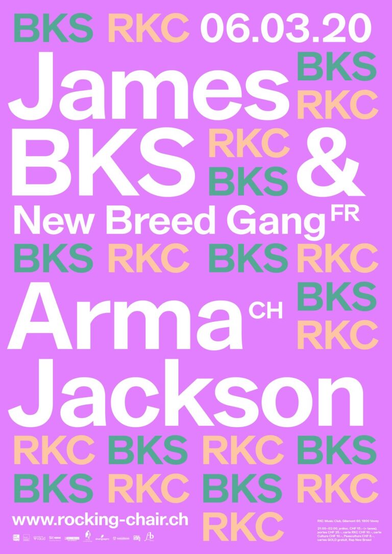 James BKS & The New Breed Gang (FR) + Arma Jackson (CH) - Rocking Chair Vevey
