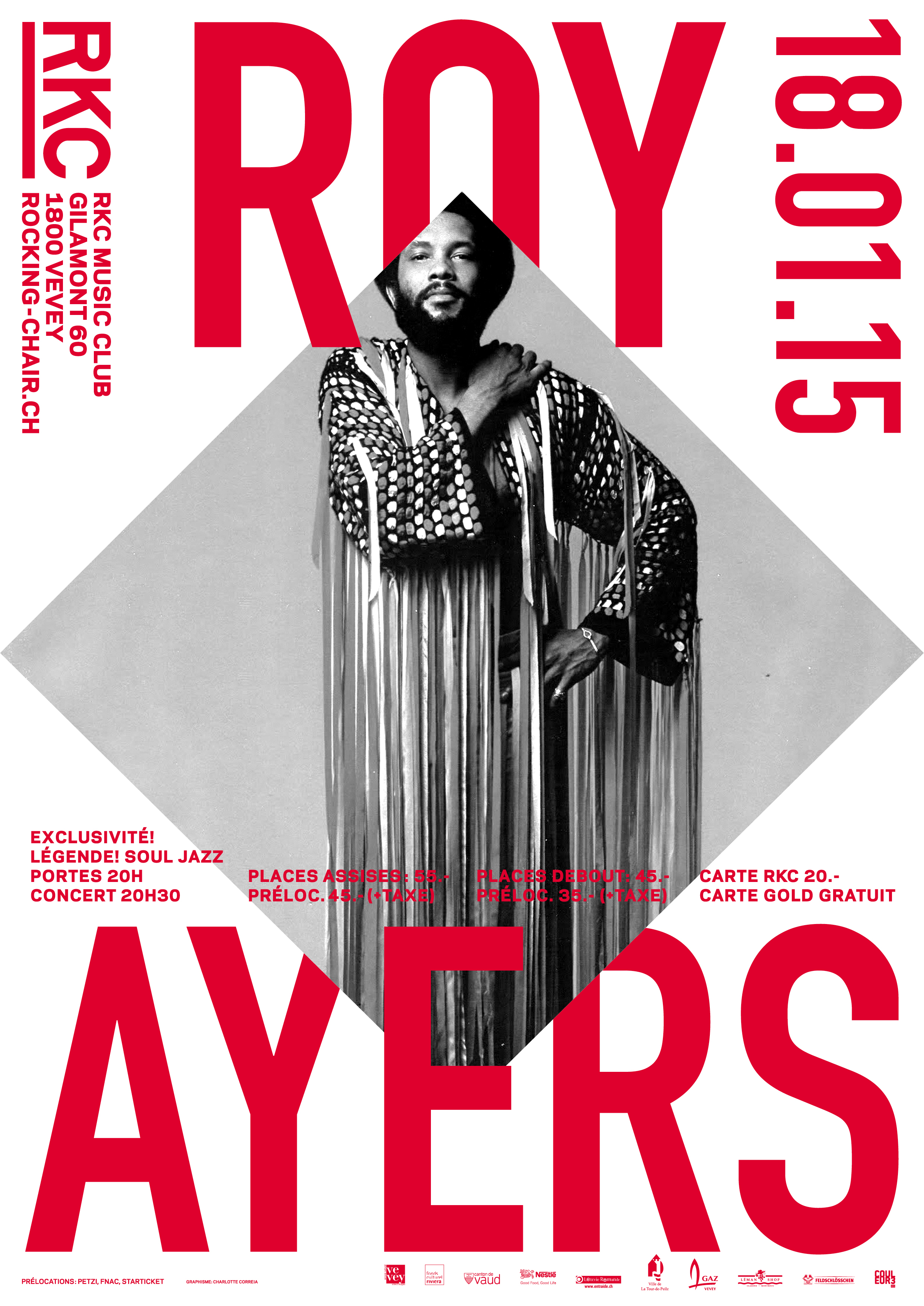 ROY AYERS (US) – Exclusivité! - Rocking Chair Vevey