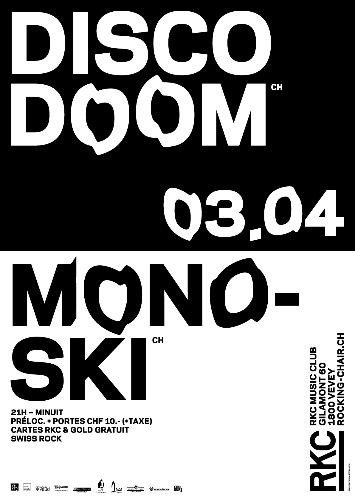 DISCO DOOM + MONOSKI – Swiss Rock! - Rocking Chair Vevey