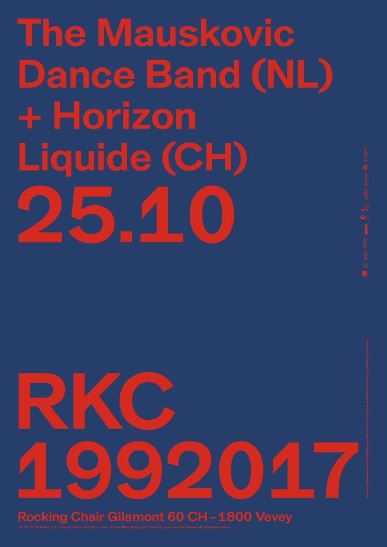 THE MAUSKOVIC DANCE BAND (NL)+ HORIZON LIQUIDE (CH) - Rocking Chair Vevey