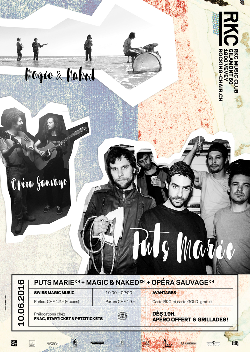 PUTS MARIE (CH) + MAGIC & NAKED (CH) + OPERA SAUVAGE (CH) - Rocking Chair Vevey