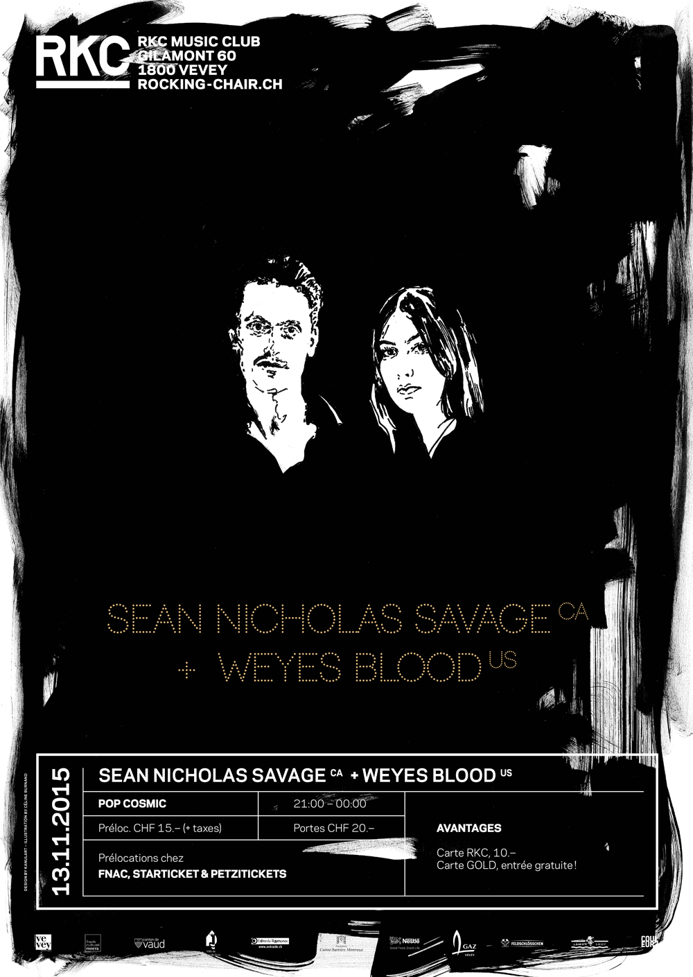 SEAN NICHOLAS SAVAGE (CA) + WEYES BLOOD (US) - Rocking Chair Vevey
