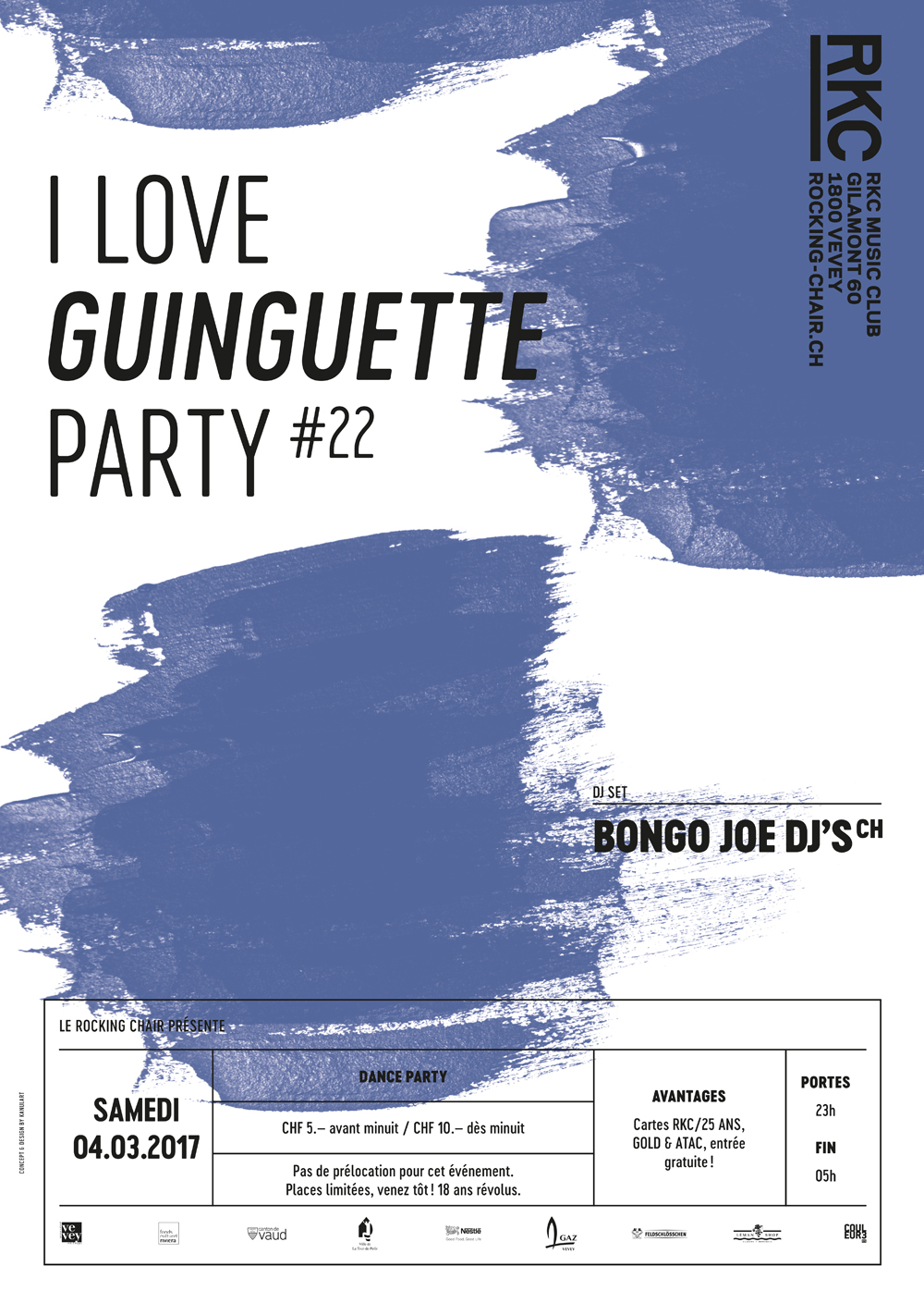I ♥ GUINGUETTE PARTY #22 – BONGO JOE DJs - Rocking Chair Vevey
