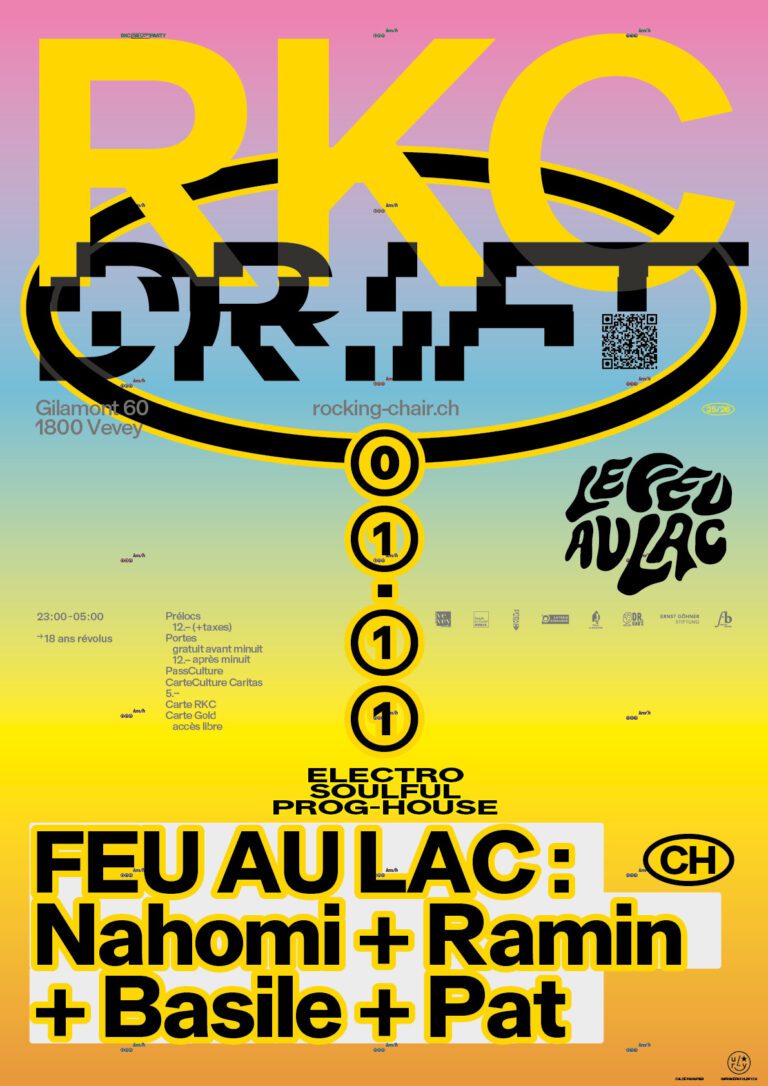 DRIFT – Feu au Lac : Nahomi + Ramin + Basile + Pat (CH) - Rocking Chair Vevey