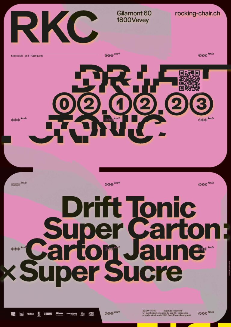 Drift Tonic #3: SUPER CARTON (Carton Jaune x Super Sucre) - Rocking Chair Vevey