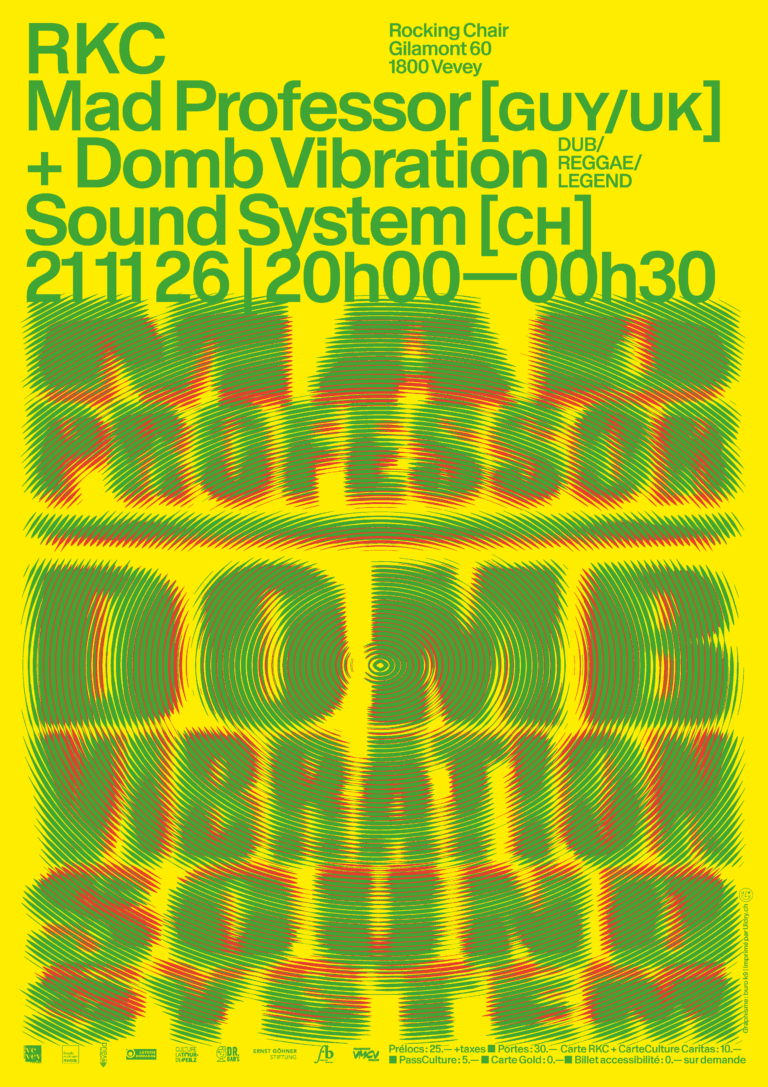 Mad Professor (GUY/UK) - Rocking Chair Vevey