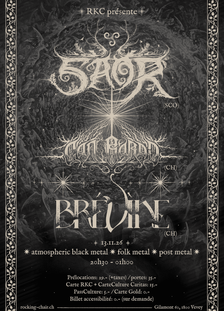 Saor (SCO) + Cân Bardd (CH) + Brévine (CH) - Rocking Chair Vevey