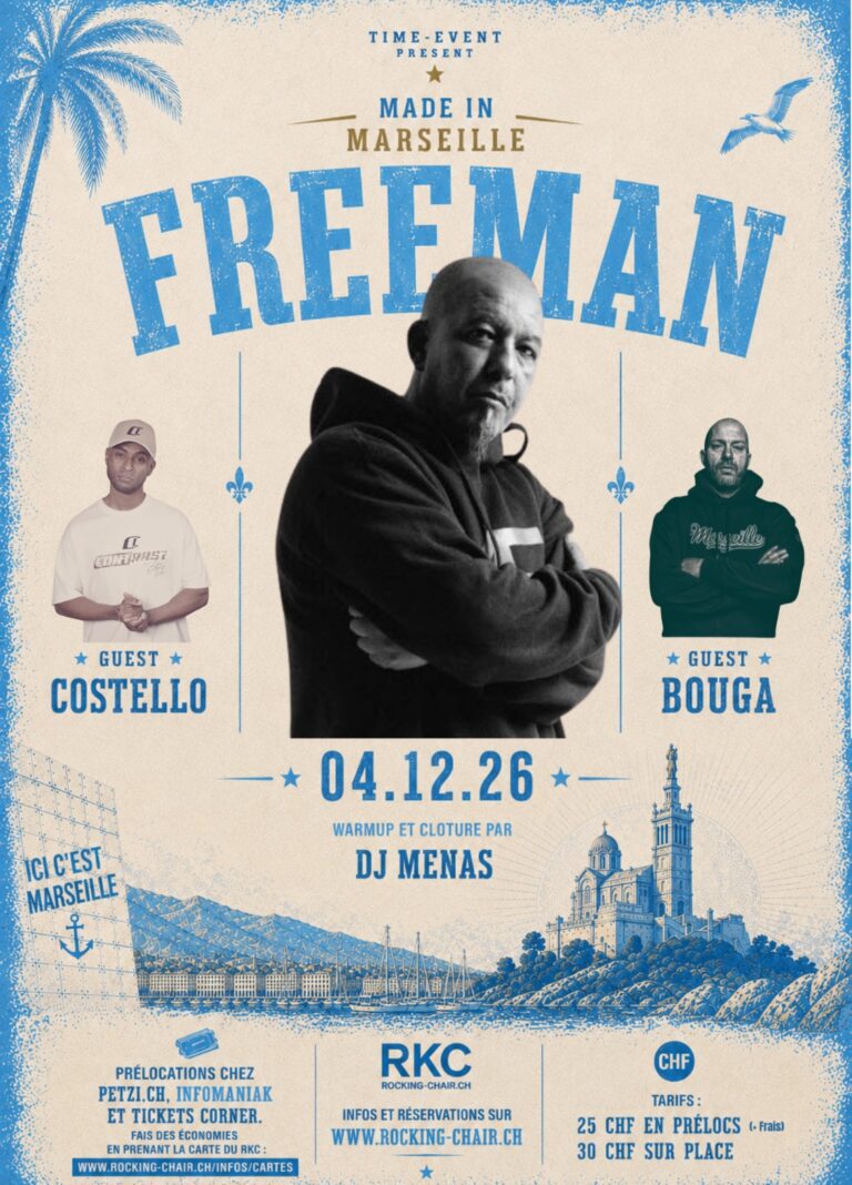 Freeman (FR/DZ) + Bouga (FR/DZ) + Costello (FR) + DJ Menas (CH) - Rocking Chair Vevey