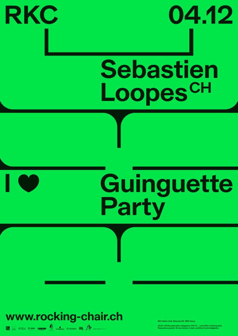 I <3 Guinguette Party - Sebastien Loopes (CH) - Rocking Chair Vevey
