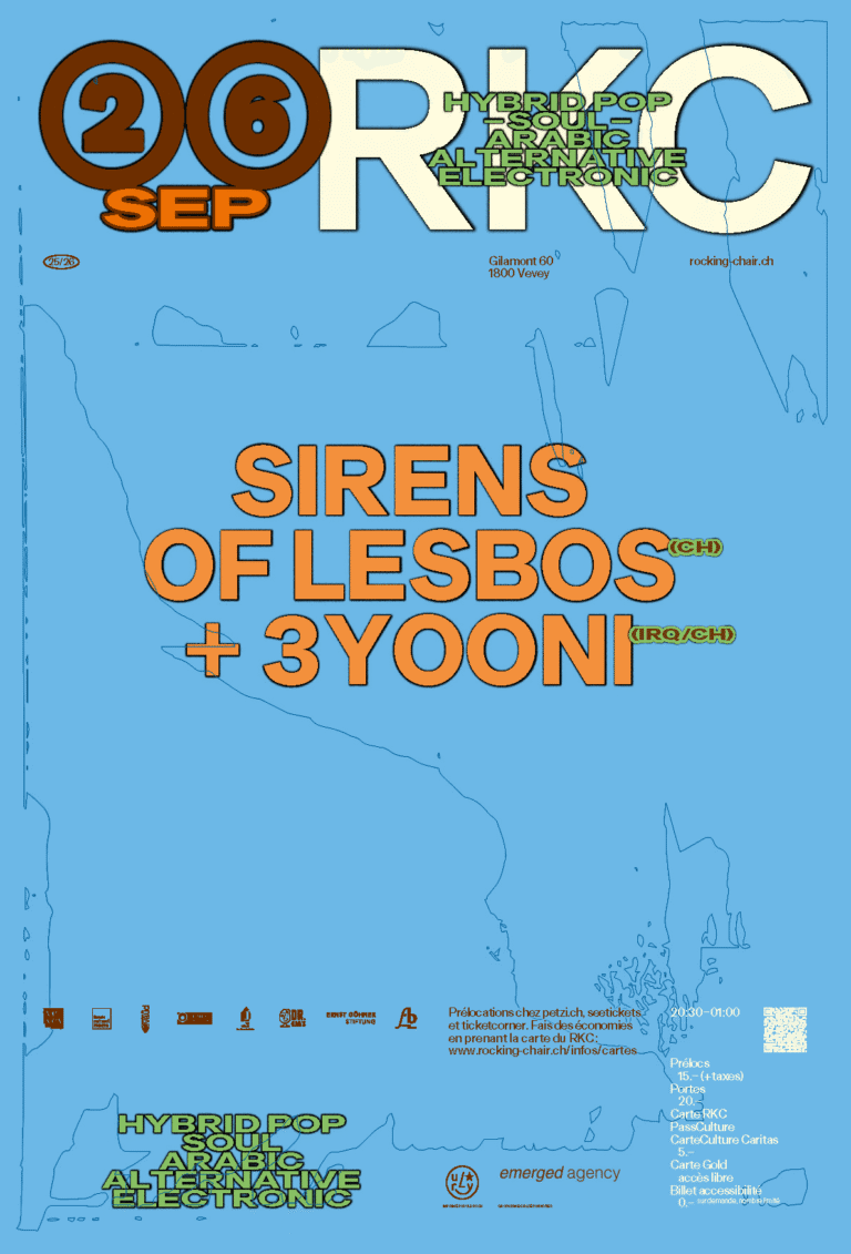 Sirens Of Lesbos (CH) + 3YOONI (IRQ/CH) - Rocking Chair Vevey